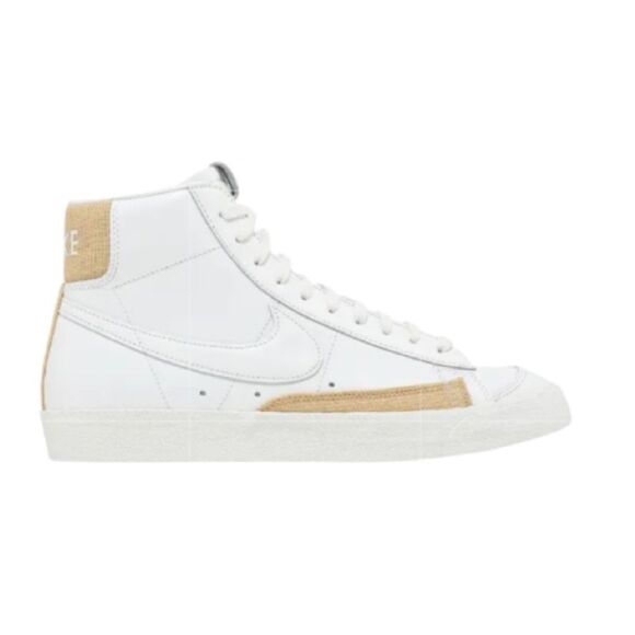Nike Blazer Mid 77 Vintage White Burlap Hightop Basketball Sneakers Size 9 - Picture 1 of 16